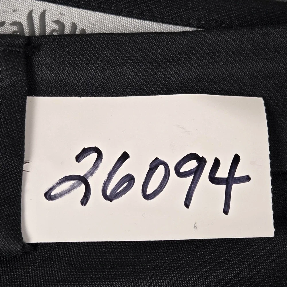 Callaway Mens Golf Pants Black Flat Front Straight Leg‎ Size 40X29